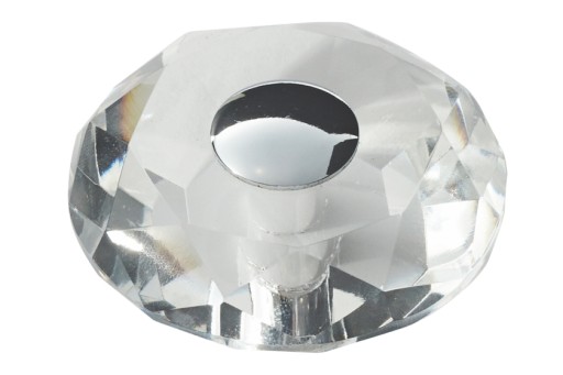 Kryštálový chrómový nábytkový gombík FI 60 mm - GKS001 AMIX