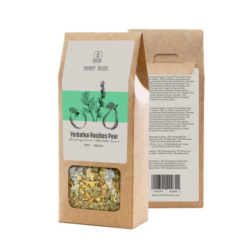 Čaj Yerba Mate s hruškou Yerba Mate Rooibos 50 g