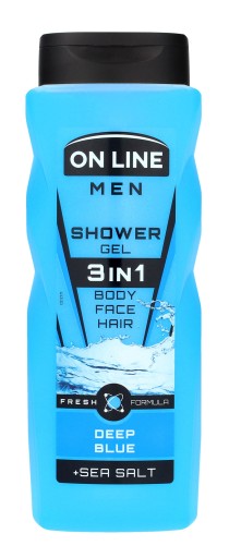 ON LINE PÁNSKY SPRCHOVÝ GÉL HLOBOKOMODRÝ 3V1 410ML