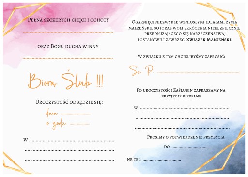 SVADOBNÉ POZVÁNKA Pastel Rustic SG