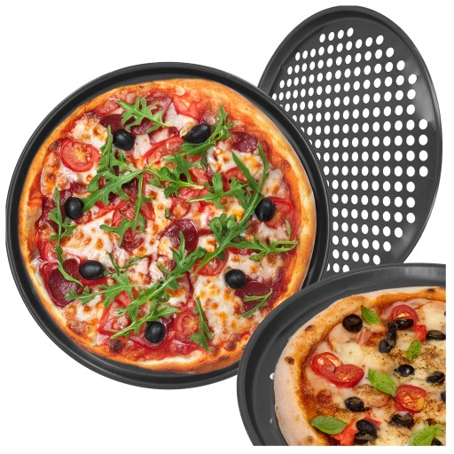 Plech na pizzu 32 cm plech na pečenie koláčov s nepriľnavým povrchom