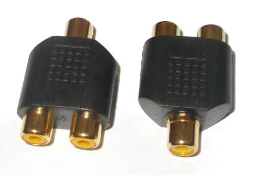 SPLITTER RCA CINCH SPLITTER 1 zásuvka 2 zásuvky 2 kusy 4175