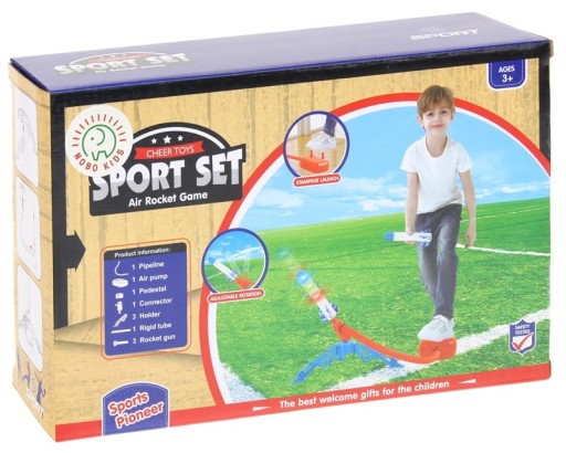 LAUNCHER LAUNCHER PENOVÁ RAKETA KATAPULT ČERPADLO HRAČKY PRE DETI DO ZÁHRADY