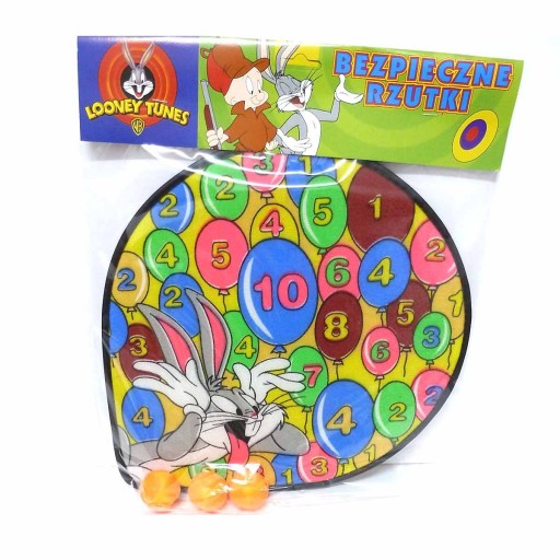 ŠÍPKY NA VELCRO BEZPEČNÉ LOONEY TUNES ŠÍPKY