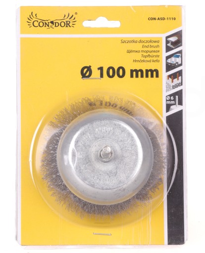 DRÔTENÁ DRÔTKA VŔTAČKA PREDNÁ DRŤ 100mm