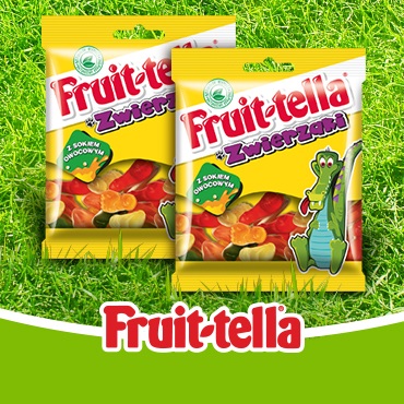 Ovocno-tella želé zvieratká 2x90g