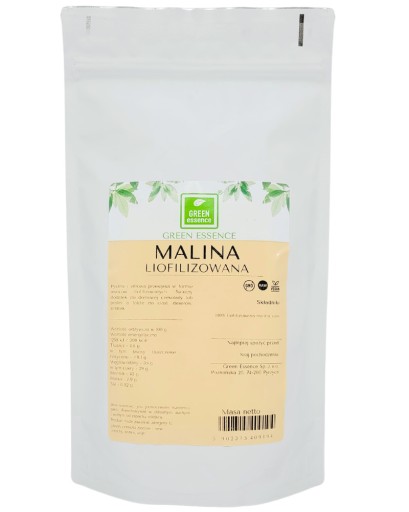 MALINA SUŠENÁ CELÁ 95% 20g chrumkavé ovocie