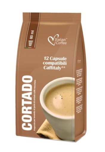 Kapsule pre Caffitaly Cafissimo CORTADO 12 ks