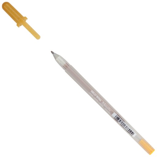 SAKURA Gelly Roll GEL PEN, metalické zlaté, presné písanie