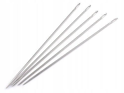 Dlhá obuvnícka ihla na kožu, 150mm, 15cm, veľké oko