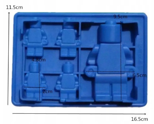 PEOPLE LEGO BLOCKS PRAGLINE FORMA SILIKÓNOVÁ MOLKA NA ČOKOLÁDOVÉ ŽELÉ