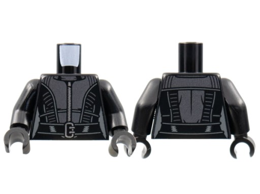 Lego New Torso Black Black Catsuit sh788 Selina Kyle 973pb4492c01