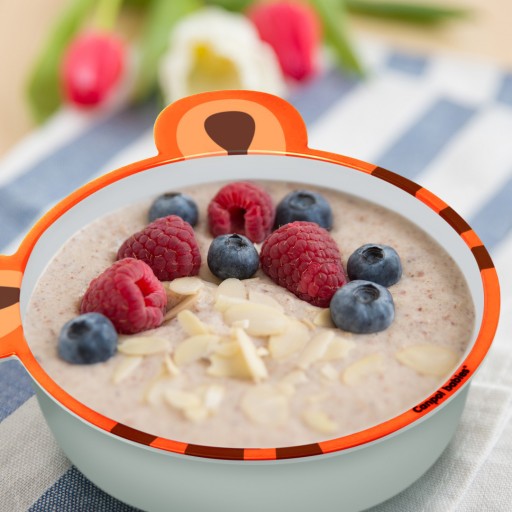 CANPOL MELAMINE BOWL, protišmyková, s rúčkami