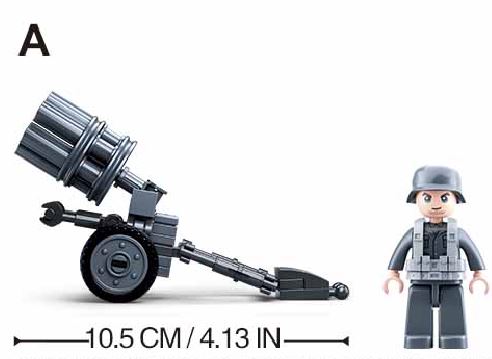 Sluban Army blokuje NEBELWERFER MISSIL LAUNCHER