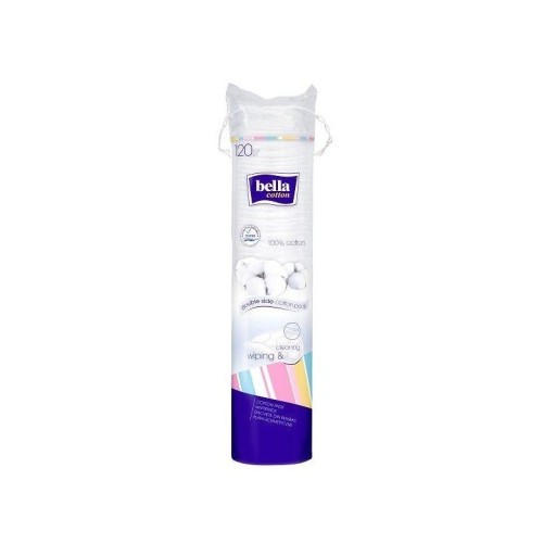 Bella Cotton Pads kozmetické tampóny 120 ks.