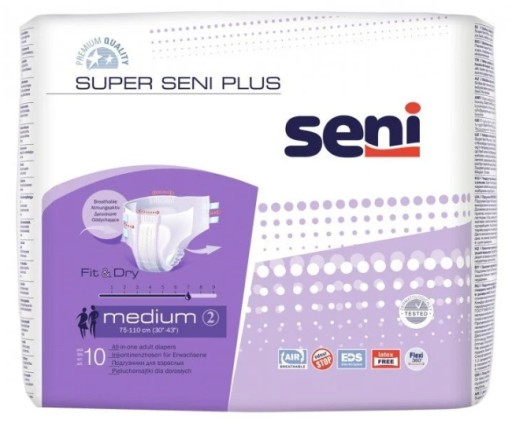 Super Seni PLUS Plienky pre dospelých veľ M 1ks