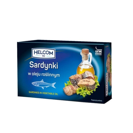 Sardinky v slnečnicovom oleji 125g Helcom