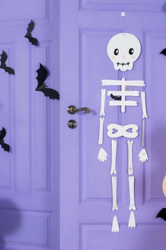 Prívesok SKELETON, dekorácia HALLOWEEN, 110 cm