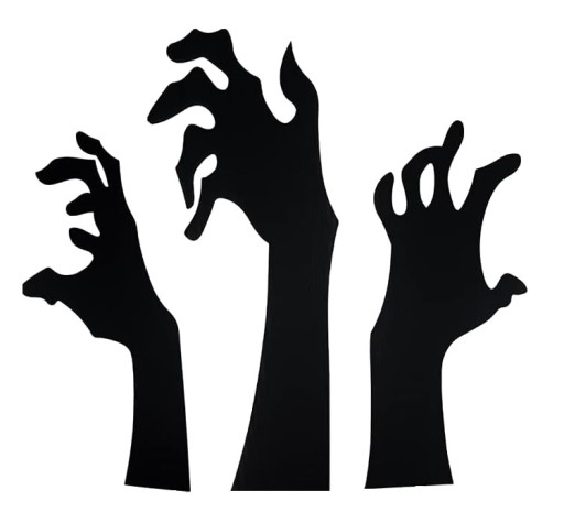 dekorácie Harry Wednesday Halloween HANDS XL rukoväť