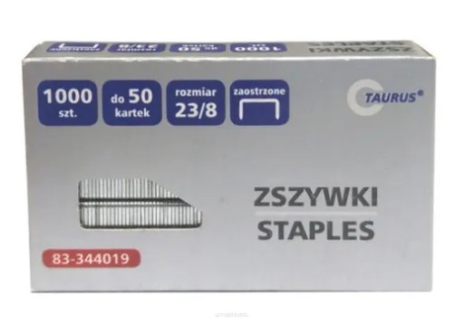 Spony Taurus 23/8 Heavy Duty 1000 ks