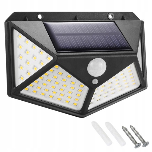 HALOGÉNOVÁ LED SOLARNÁ LAMPA, SÚMRAK POHYBOVÝ SENZOR, ZÁHRADNÁ FASÁDA