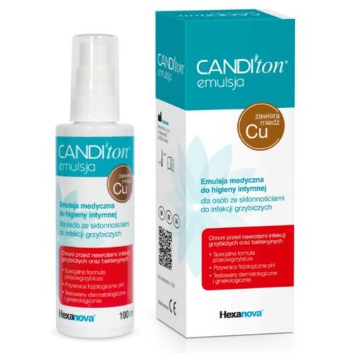 CANDITON EMULZIA PRE INTÍMNU HYGIENU * S MEDENÝMI / HUBOVÝMI INFEKCIAMI / 100 ml