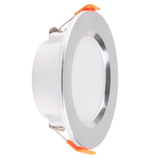ZOE 4,8W 4000K LED svietidlo na zapustenú montáž BRUSHED SILVER