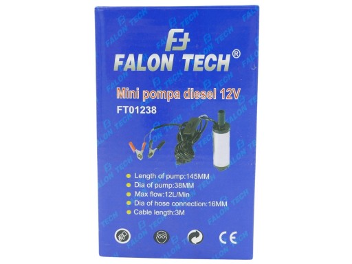 NASÁVACIE ČERPADLO NA SUROVÝ OLEJ NA CPN 12V 3,8MM