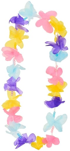 Havajský náhrdelník HAWAII Colorful Aloha Butterflies