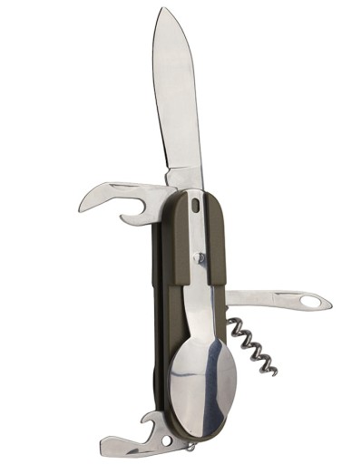 MULTITOOL ZAHRANIČNEJ LÉGIE ESSENTIAL 7V1 PRÍBORY NÁSTROJE VRECKOVÝ Nôž