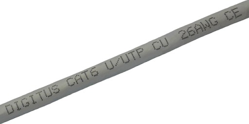 Cat.6 UTP patch kábel RJ45-RJ45 1:1 Cu AWG26 sivý 1,5m
