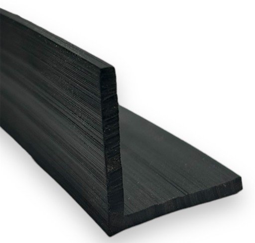 Gumový uholník 30x30 mm, ochranné gumové tesnenie