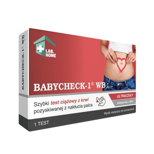 TEHOTENSKÝ TEST BABYCHECK 1 WB BLOOD