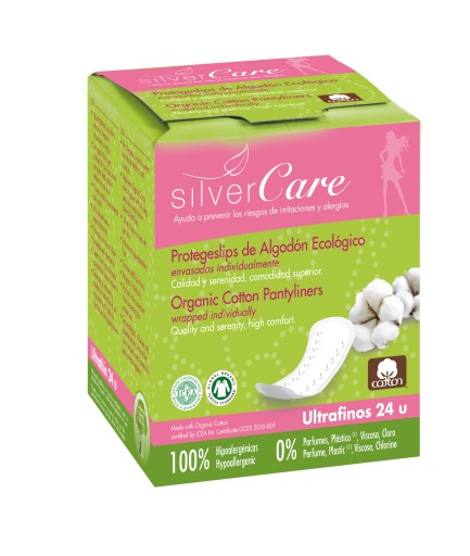 SilverCare 100% BIO ultratenké vysoké podložky 24 ks