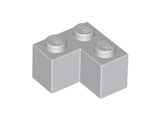 LEGO 2357 ROHOVÁ TEHLA 2x2 svetlosivá (10g) 9 ks