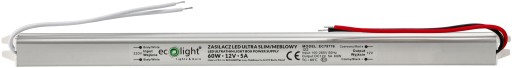 Ultra tenký LED zdroj 5A 60W 12V