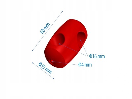SUN - JEDNODUSNÁ KRÍŽOVÁ SPOJKA PRE 16mm LANÁ