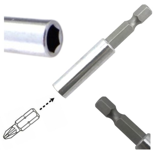 MAGNETICKÝ DRŽIAK NA HROTY BITOV 1/4 60 mm