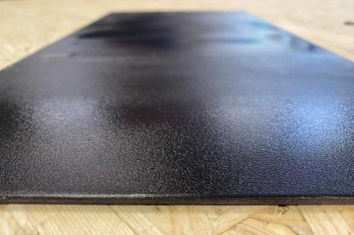 ABS čierny molet 500x500 2 mm materiál dosky farba