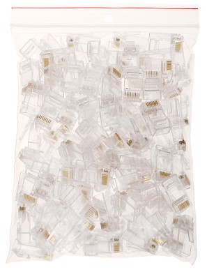 RJ45 ZÁSTRČKA PRIESTOR CAT 6 UTP RJ45T/6 10KS