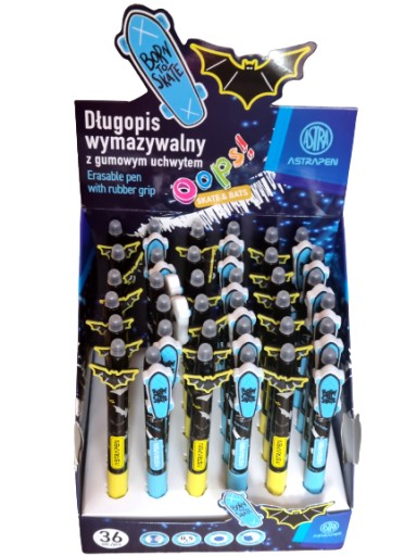 AUTOMATICKÝ GUĽOVÝ BOD. Vymazateľné OOPS! SKATE A BATMAN