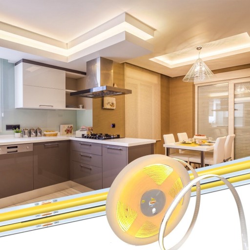 COB LED STRIP páska na meter 480LED/m 9W IP20 TEPLÁ BIELA 5 rokov záruka