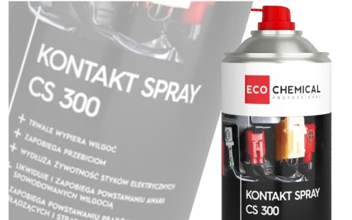 KONTAKT SPREJ NA ÚDRŽBU ELEKTRICKÝCH PRIPOJENÍ A KONTAKTOV CS 300 400 ML