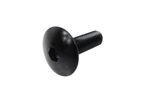 SKRUTKY, HLINÍKOVÉ KLAPKY SKRUTKA, 6MM, ČIERNA