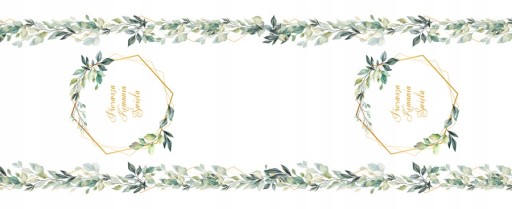 IHS Communion Table Runner Dekorácia na stôl z eukalyptu