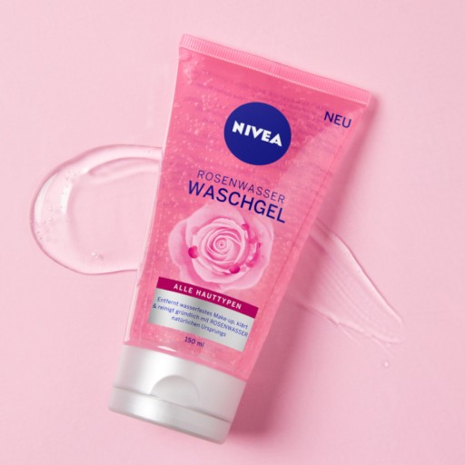 NIVEA Ružový dotykový micelárny čistiaci gél s ružovou vodou hydratačný 150 ml