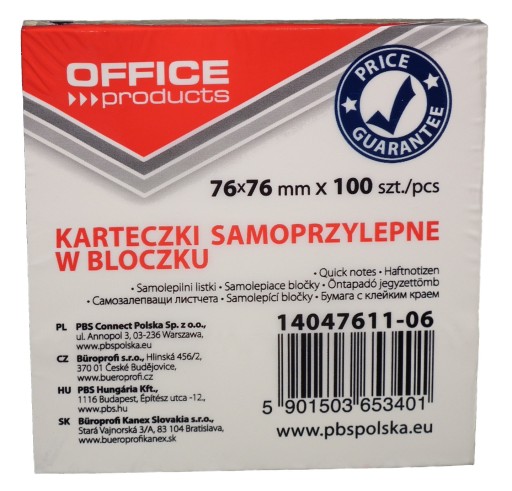 SAMOLEPIACI POZNÁMKY ČEPEL NA NOTEBOOK 76x76 1000k.