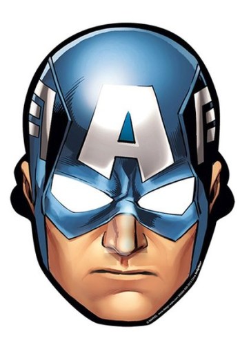 AVENGERS Hulk Thor IronMan papierové masky narodeninová párty 6ks.
