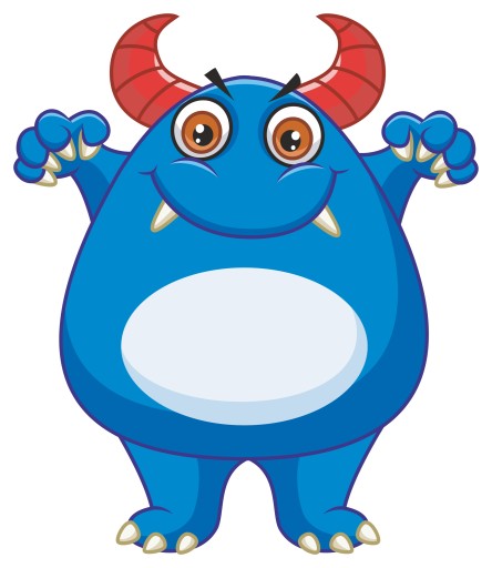 NÁLEPKA NA OKENNÉ SKLO ZRKADLOVÉ MONSTER CREATURE