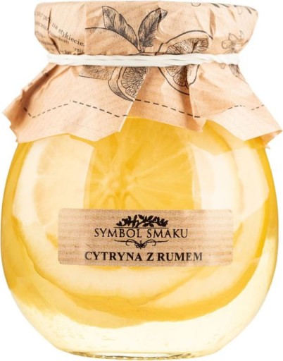 CITRÓNY v sirupe s RUMOM jednoduché zloženie BEZ KONZERVANTOV 260g Symbol chuti